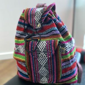 Handwoven Mexican Backpack